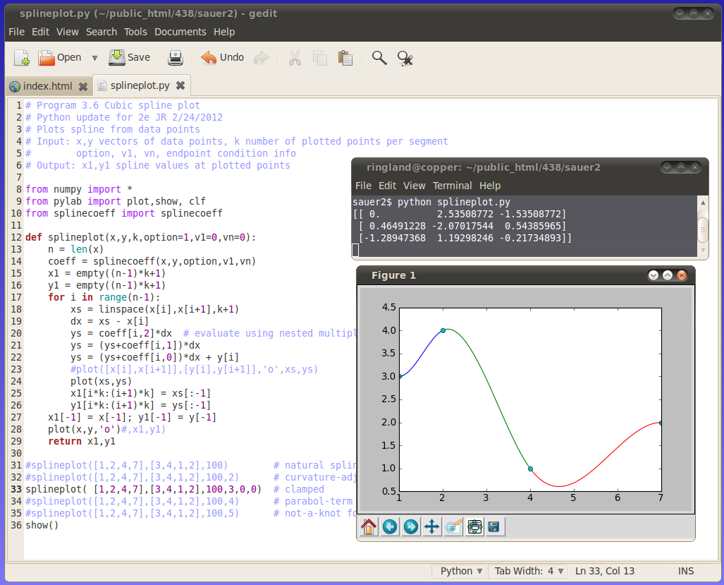 Python Translations of the Sauer Numerical Analysis 2e Projects